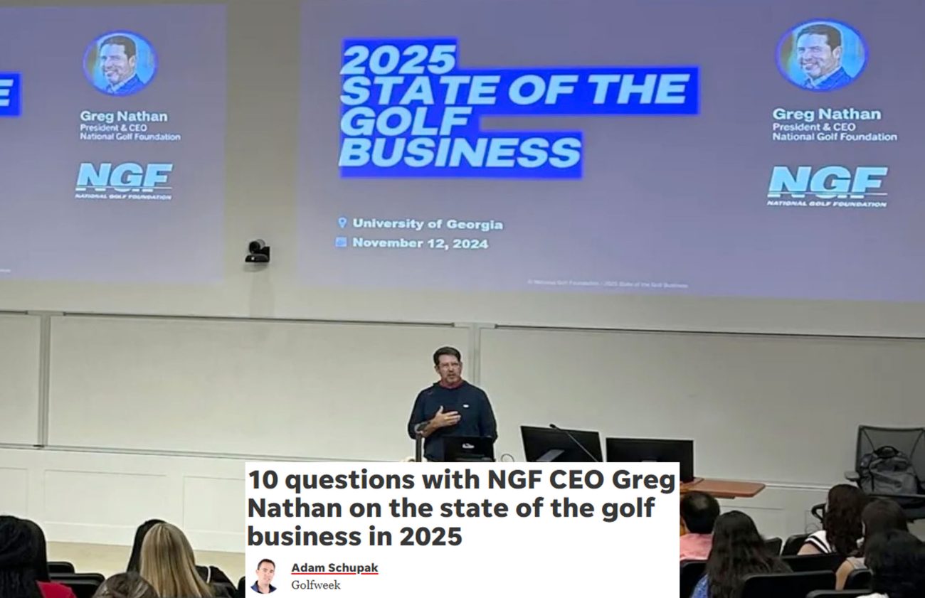 Golfweek Q&A with NGF President and CEO Greg Nathan